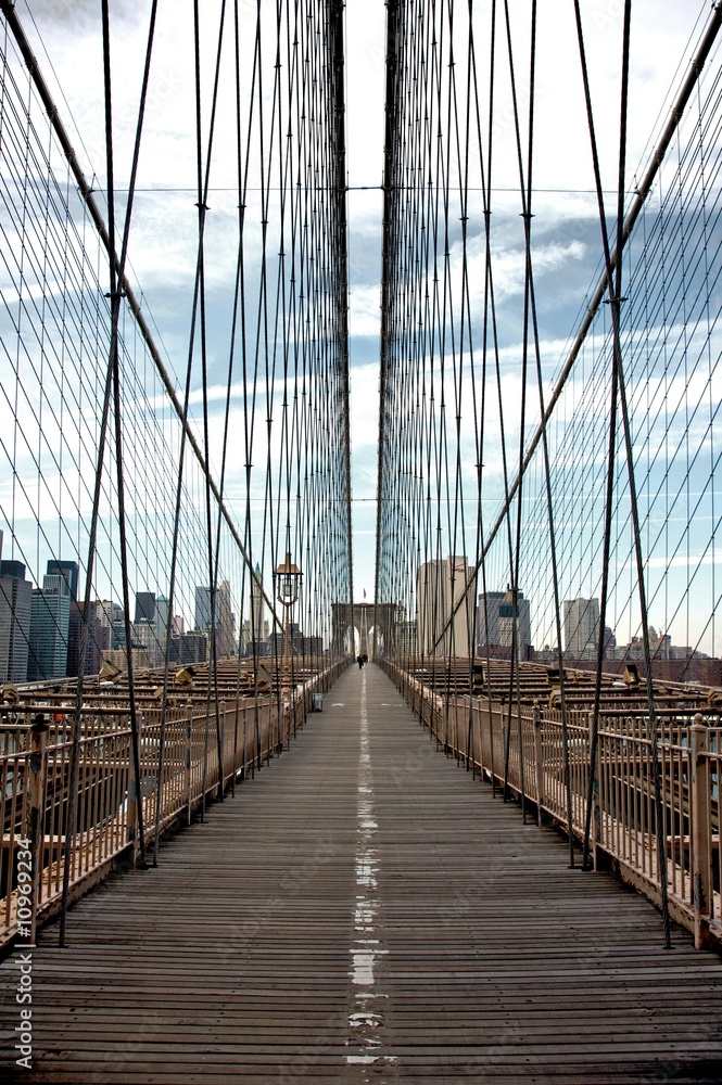 Obraz premium New York, Brooklyn Bridge