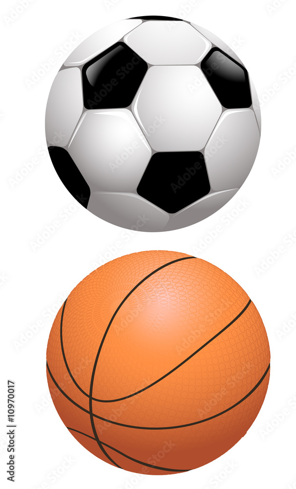 Basketball and football