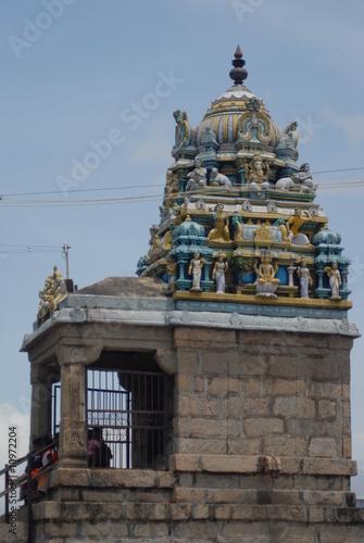 lord ganesha temple with sideview photo