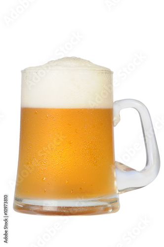 Cold beer mug