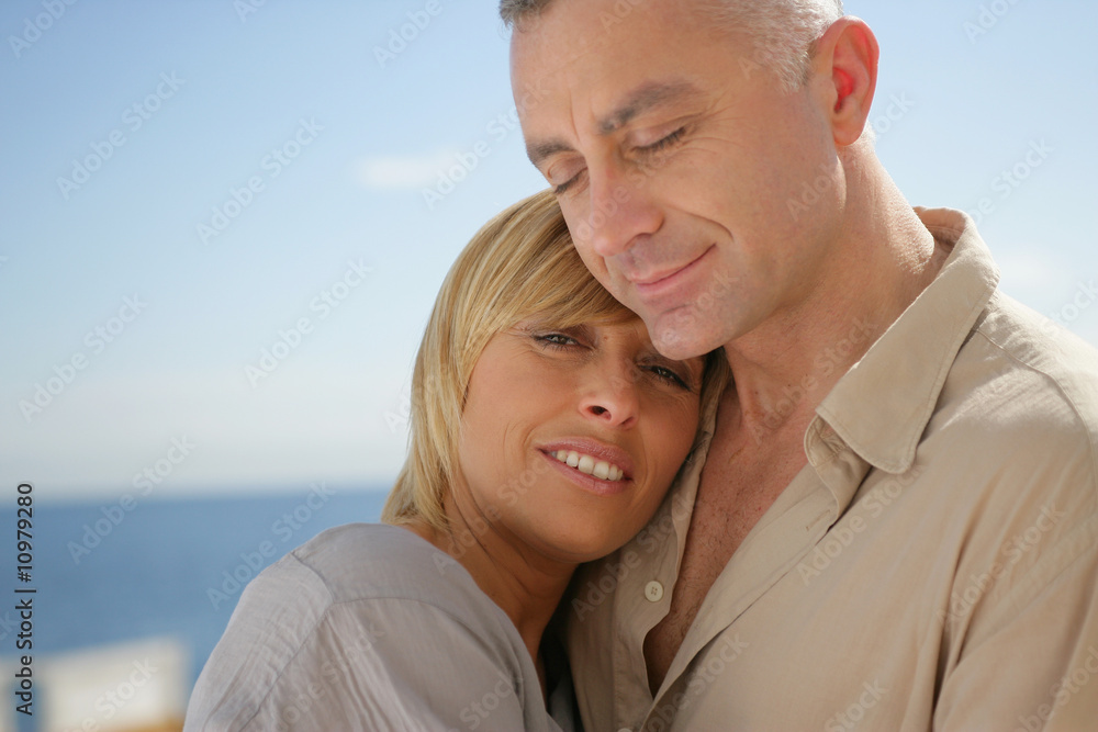 Obraz premium Portrait de couple en vacances