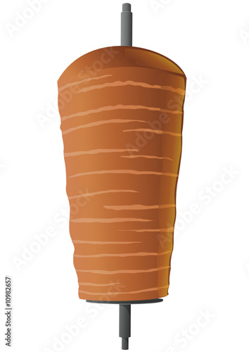 Broche à kebab (détouré)