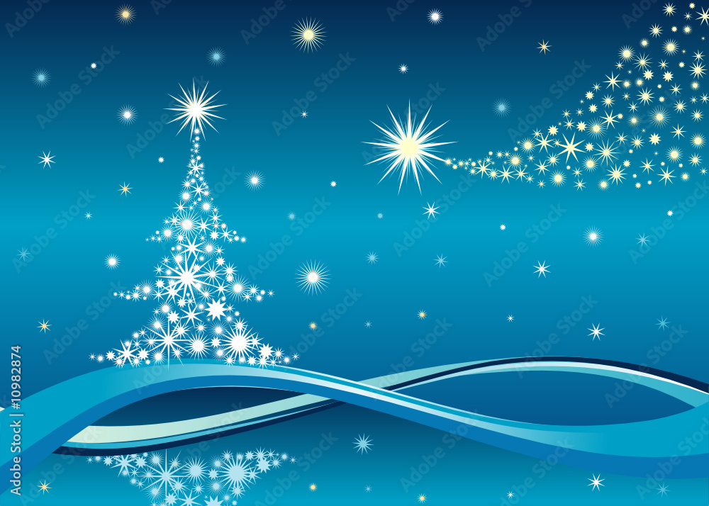 Christmas tree background, vector illustration Christmas tree background, vector illustration