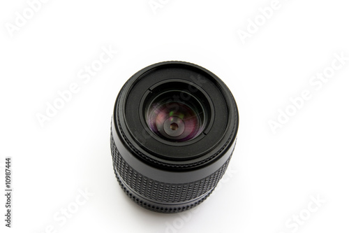 camera zoom lens isolated
