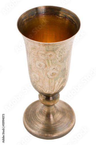 kiddish cup with wine
