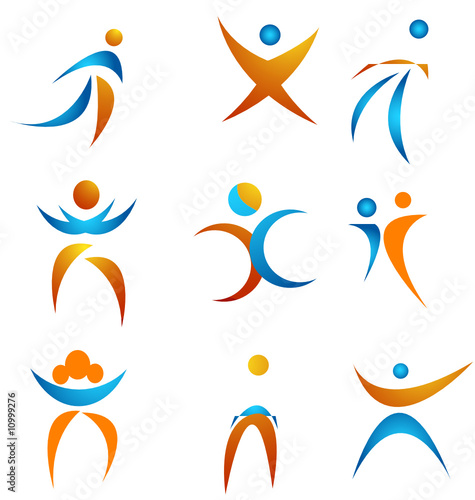 vector abstract people