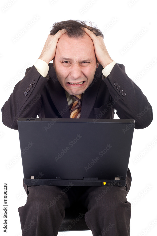crisis: businessman crisis: businessman