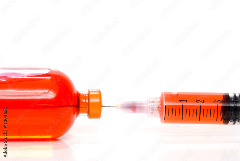 Medicine Vial and Syringe Medicine Vial and Syringe