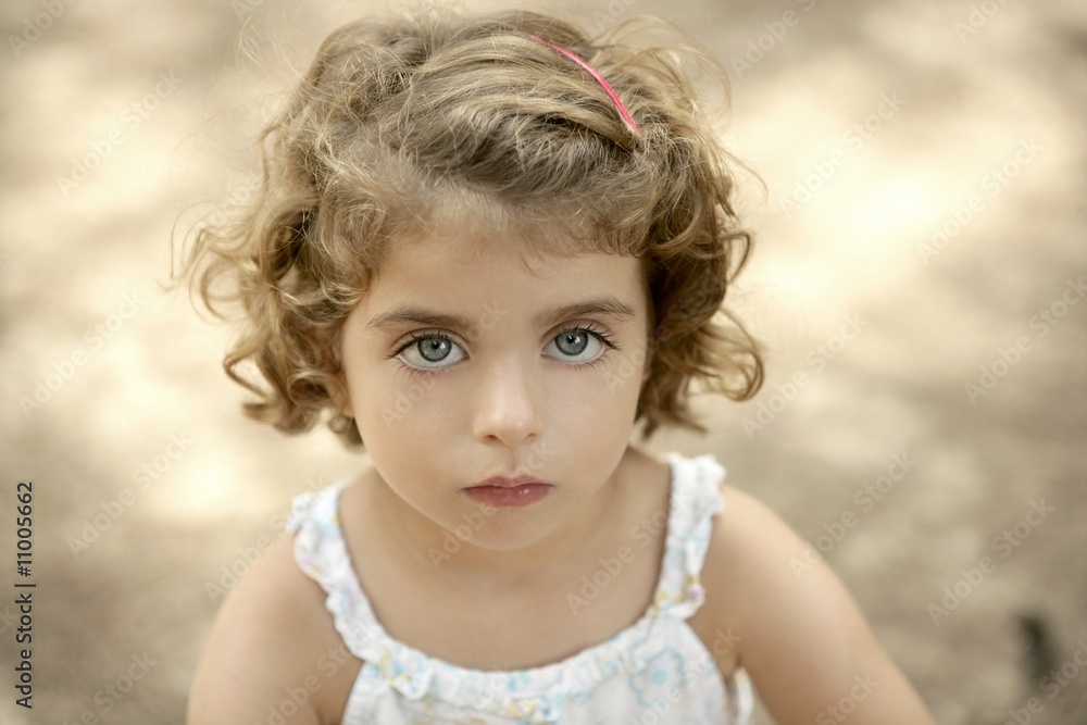 Girl, toddler, looking camera Girl, toddler, looking camera