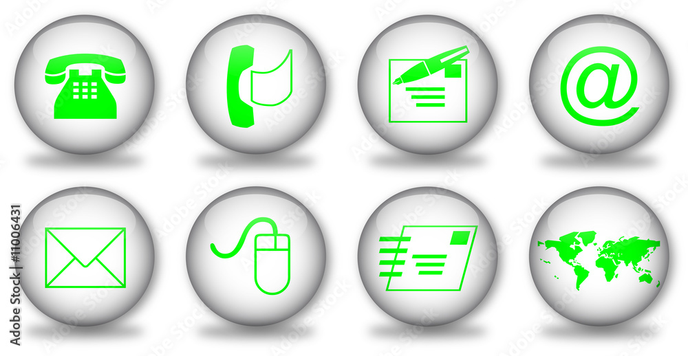 Web Contract buttons (green) Web Contract buttons (green)