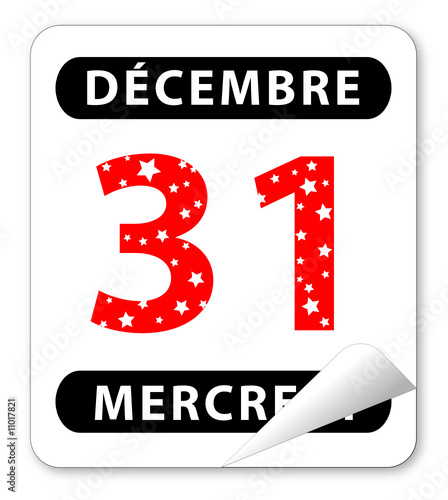 Page de Calendrier - Saint Sylvestre