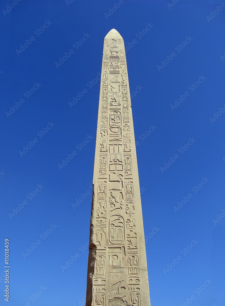 Egypte-Obelisque temple de Karnak
