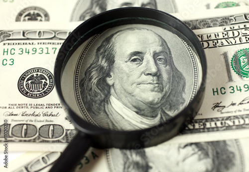 Detail of hundred dollar