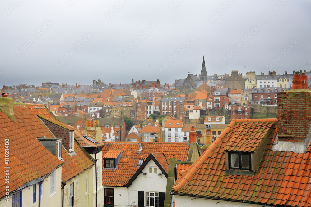 Obraz premium Whitby Rooftops