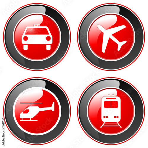 Verkehr, Transport - Buttons