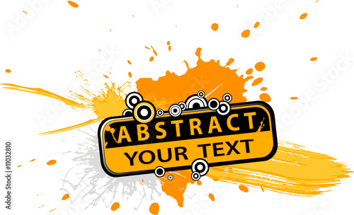 Abstract illustration with text.