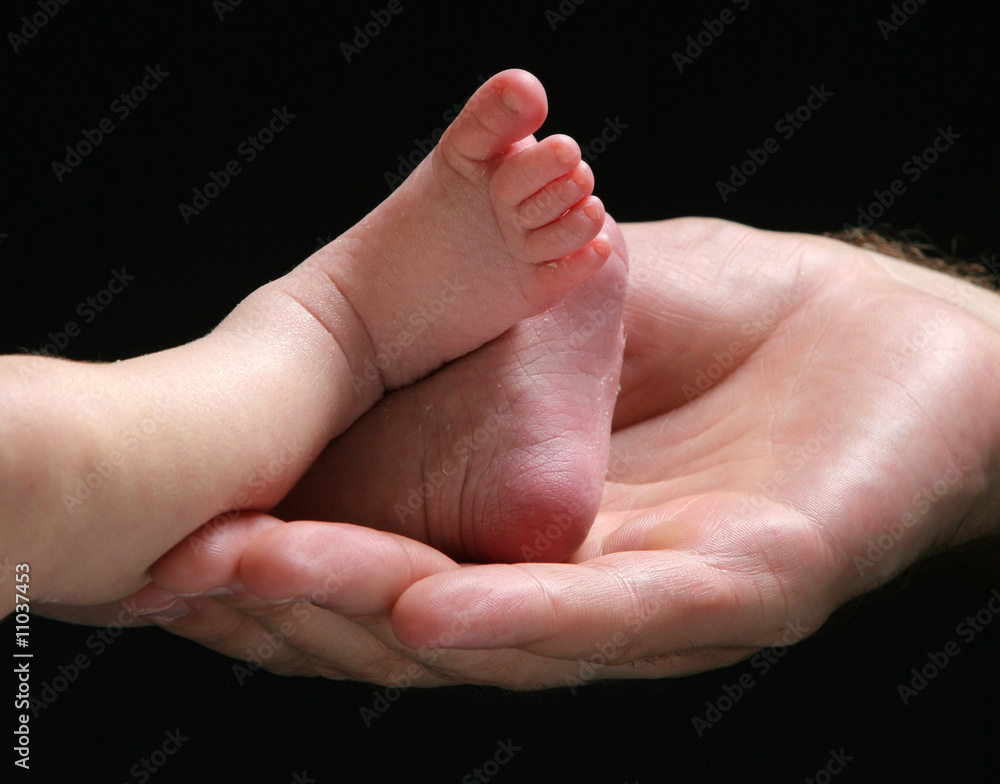 Fototapeta premium baby feet