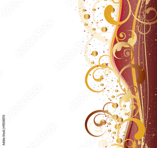 arabesque orange de bordeau
