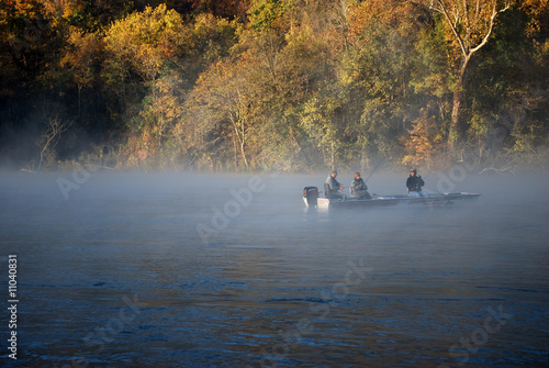 Fishing on the White River at Bull Shoals, Arkansas