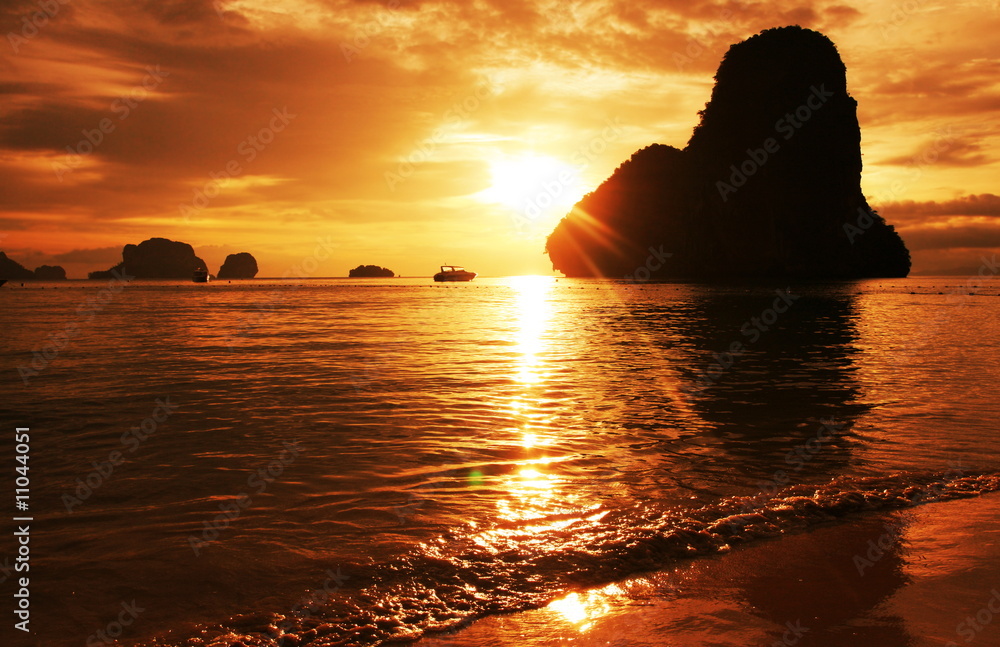 Sea sunset
