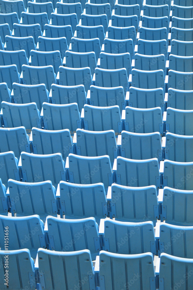 Fototapeta premium row of blue event seats