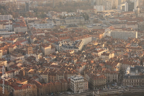 Centre historique de Grenoble vu de la bastille