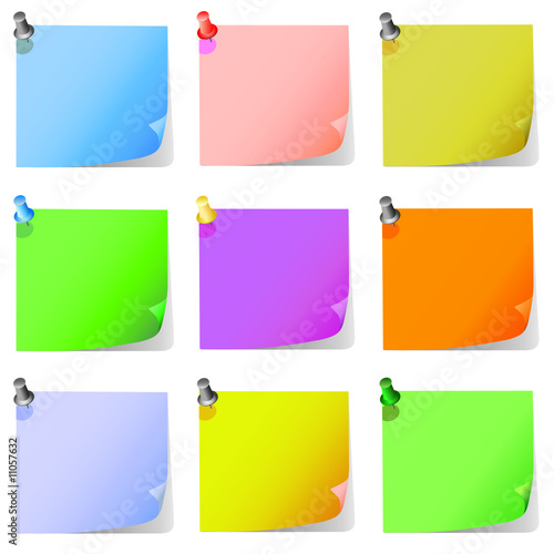 post it, note paper vector
