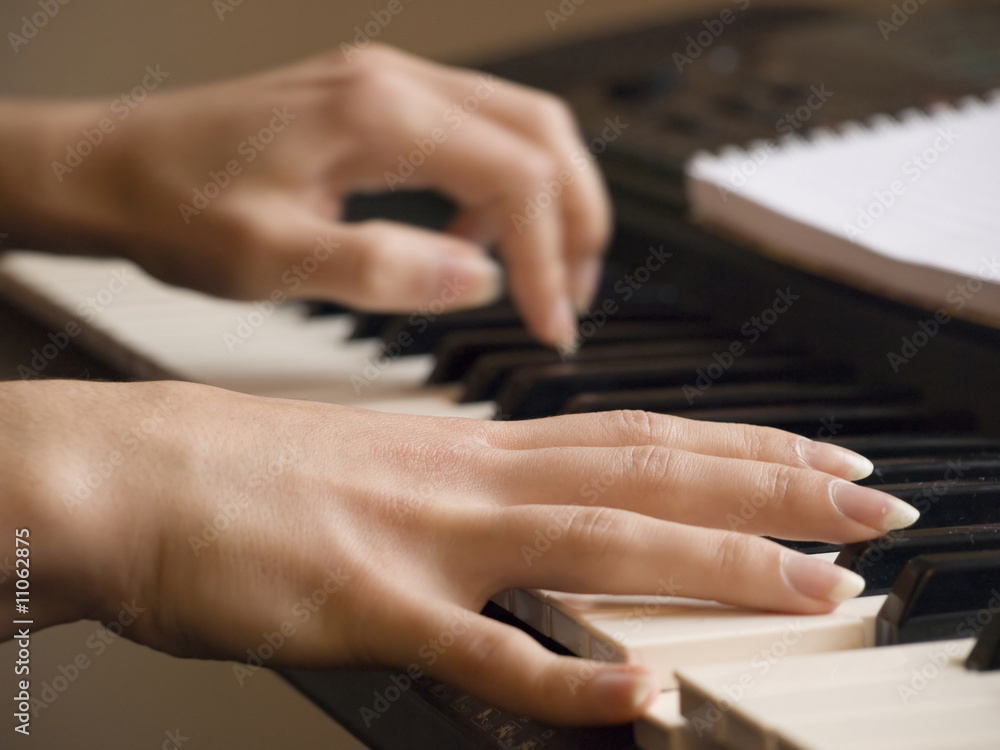 Fototapeta premium Pianist's hands