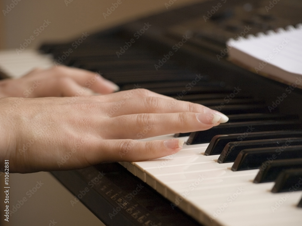 Fototapeta premium Pianist's hands