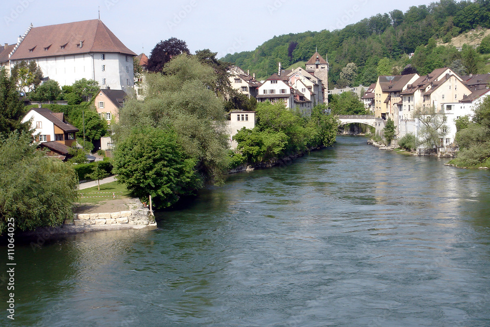 Naklejka premium Brugg im Aargau/Schweiz