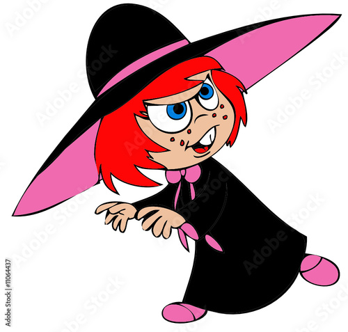 Cartoon witch Magica
