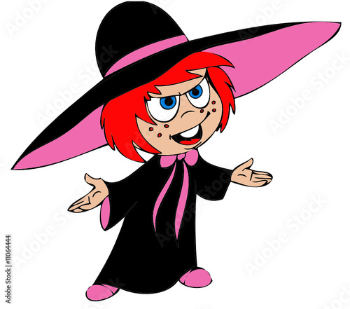 Cartoon witch Magica