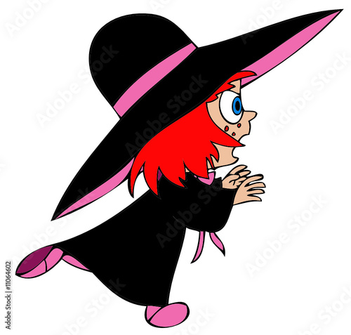 Cartoon witch Magica