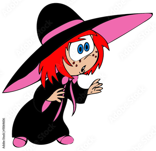 Cartoon witch Magica