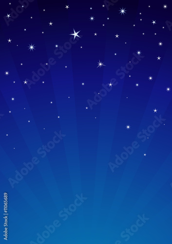 Stars in the night sky