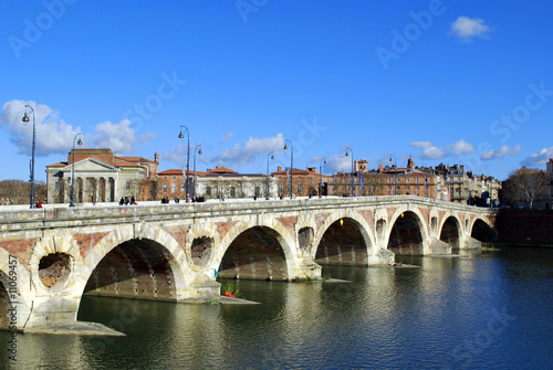 Bild auf Leinwand Le Pont-Neuf à Toulouse