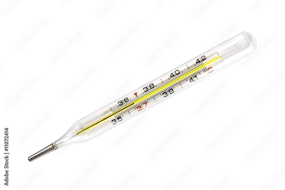 medical thermometer isolated on white medical thermometer isolated on white