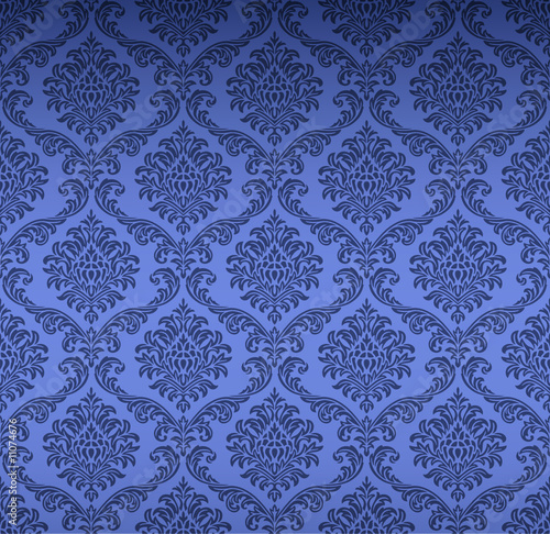 Seamless Damask Wallpaper