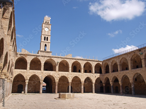 Akko Acre Israel Khan Al-Umdan Ottoman tower