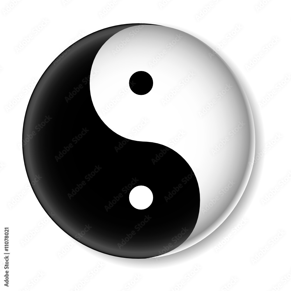 Yin Yang Button (Vector) Yin Yang Button (Vector)
