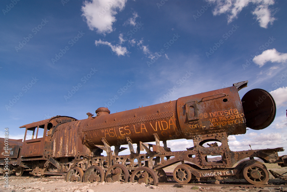 Train Cemetery at Uyuni, Bolivia. Train Cemetery at Uyuni, Bolivia.