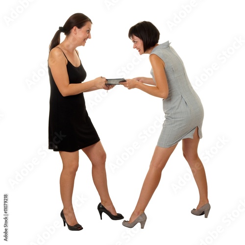 young women with book