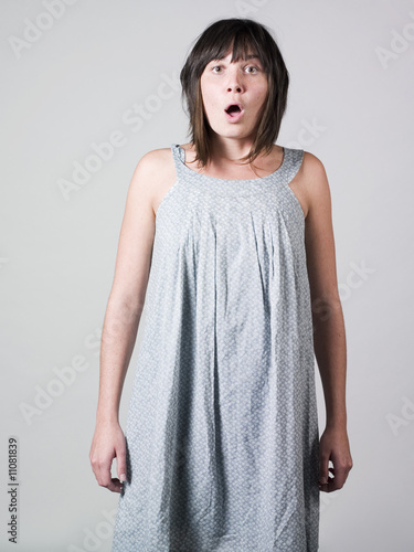 Canvas-taulu surprised woman