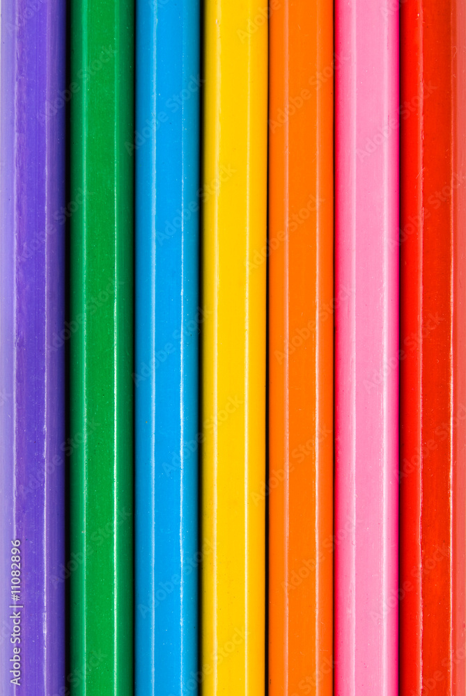 Naklejka Backround from color pencils