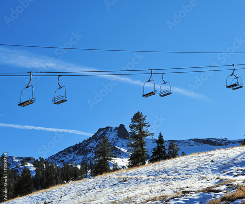 Empty Ski Lift