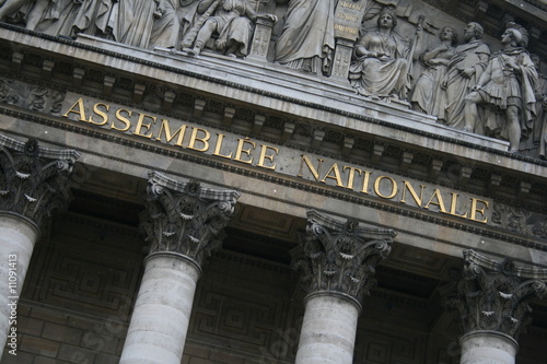 Tablou pe pânză assemblée, nationale, débat, député, politique, paris