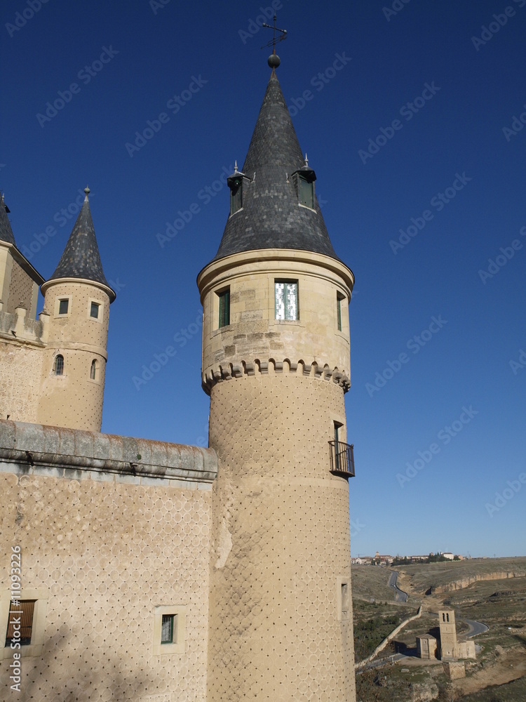 Torreon norte del Alcazar de Segovia