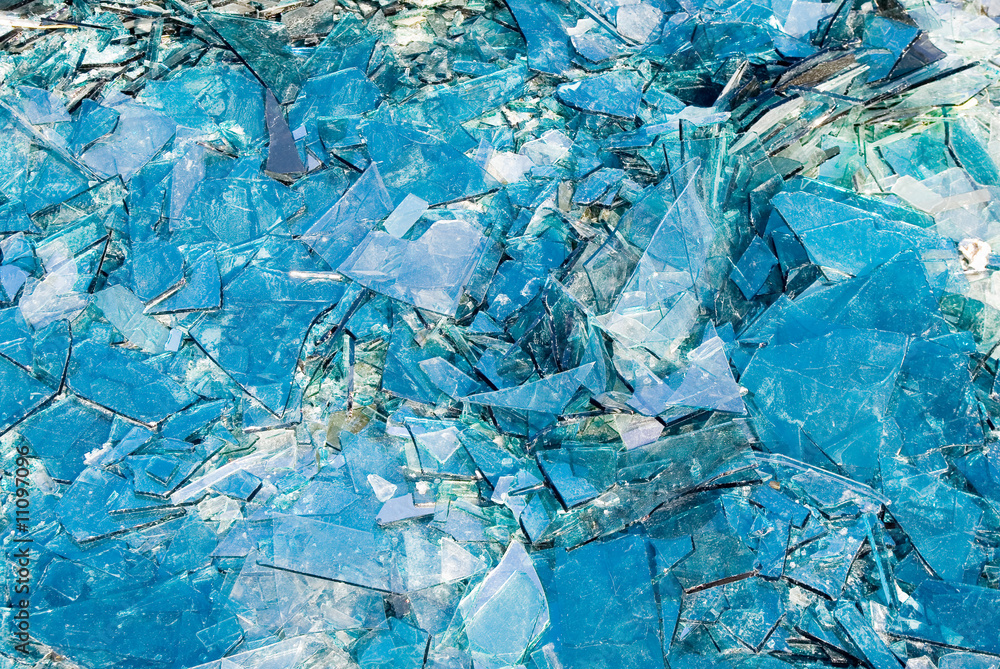 Broken multicolored glass background Broken multicolored glass background