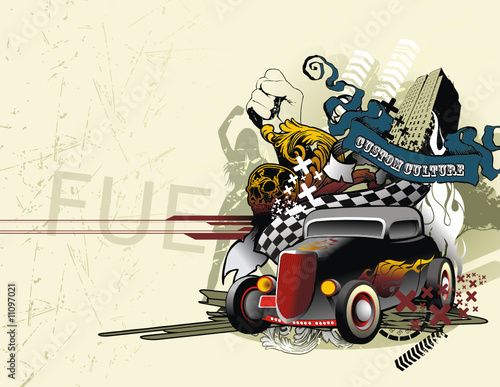 car vector composition
