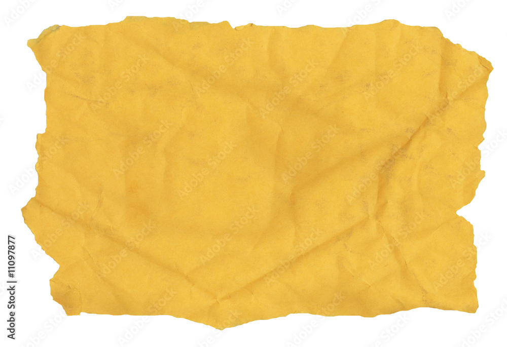 Fototapeta premium Torn Yellow Paper